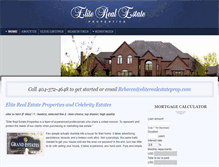 Tablet Screenshot of eliterealestateprop.com